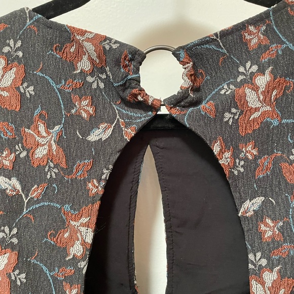 Free People Structured Floral Mini Dress - Picture 12 of 16